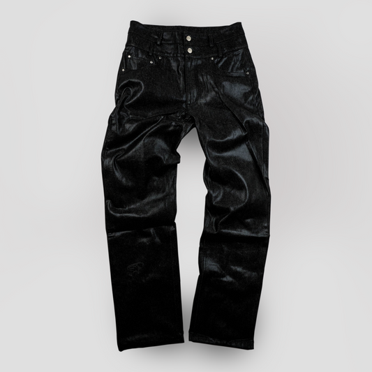 WAX DENIM PANTS